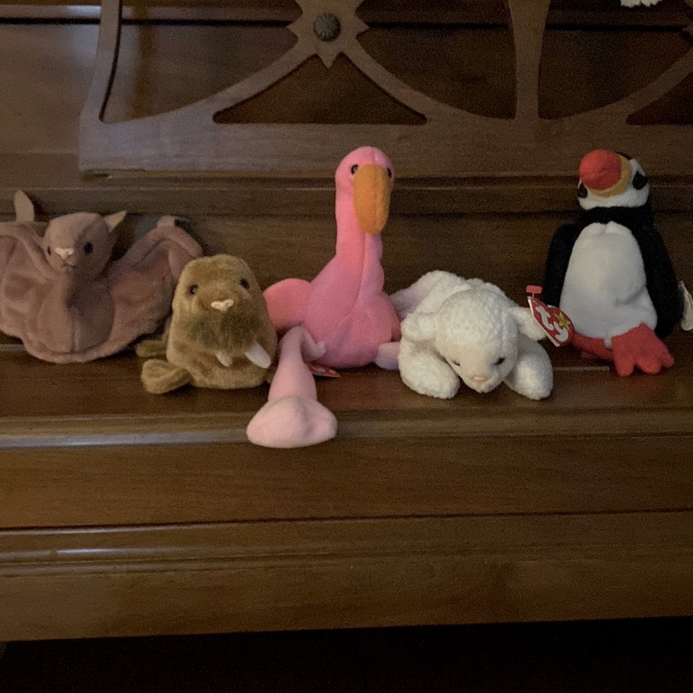 Set of 5 beanie babies